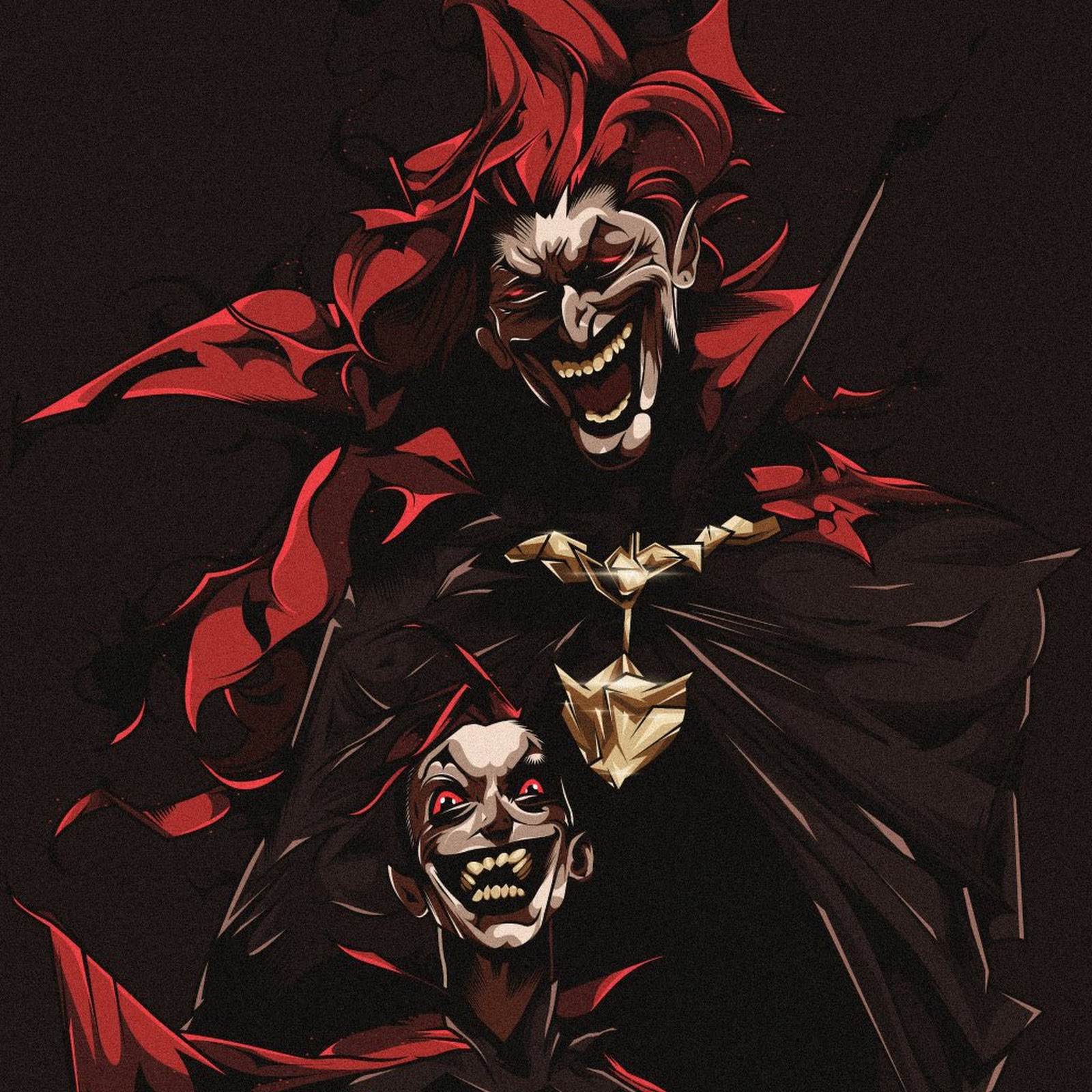 Download Joker, Comic, Villain, Fanart iPhone
