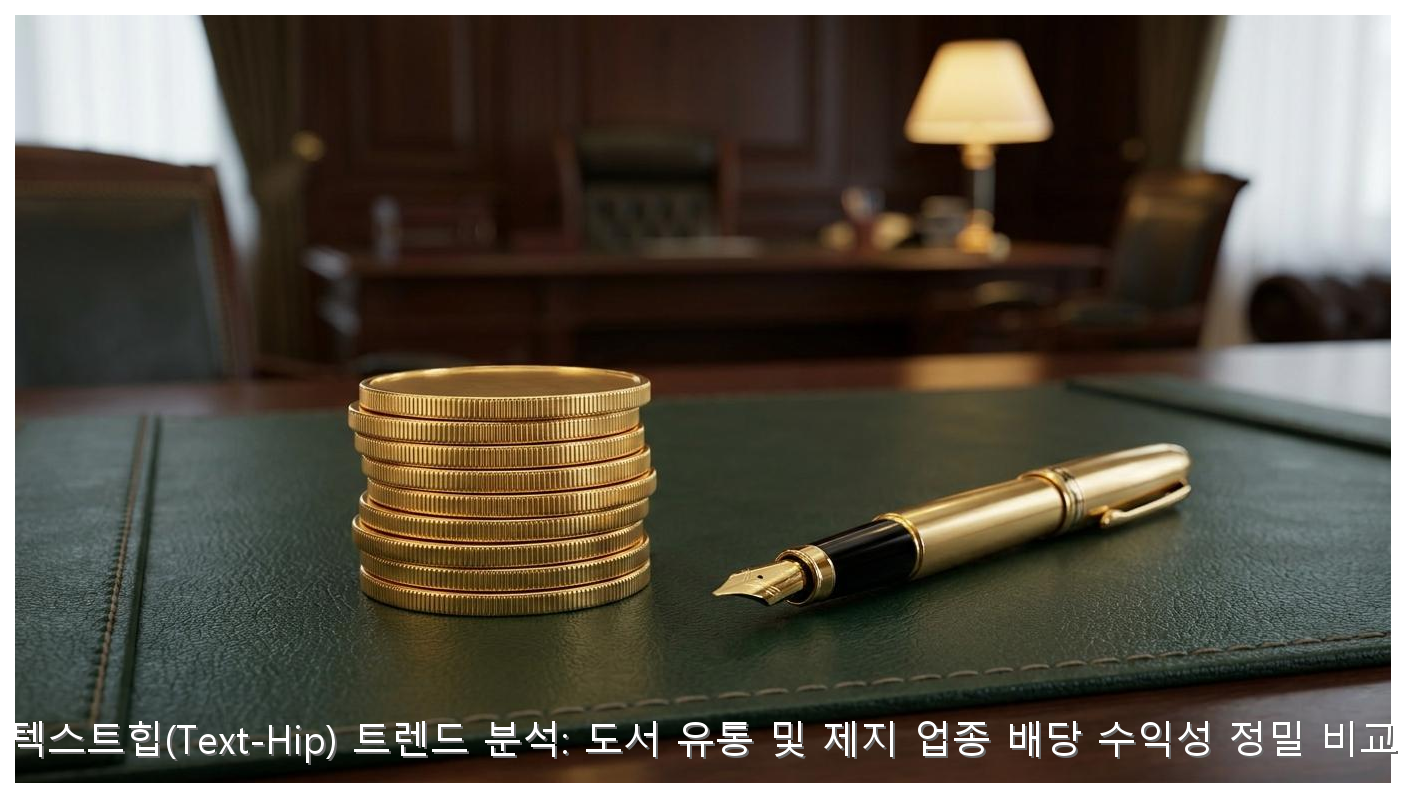 텍스트힙(Text-Hip) 트렌드 분석: 도서 유통 및 제지 업종 배당 수익성 정밀 비교 핵심 안내 및 분석 인포그래픽 (5)