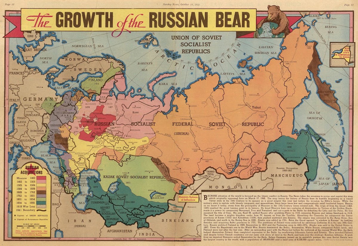 The Growth Of The Russian Bear 1941