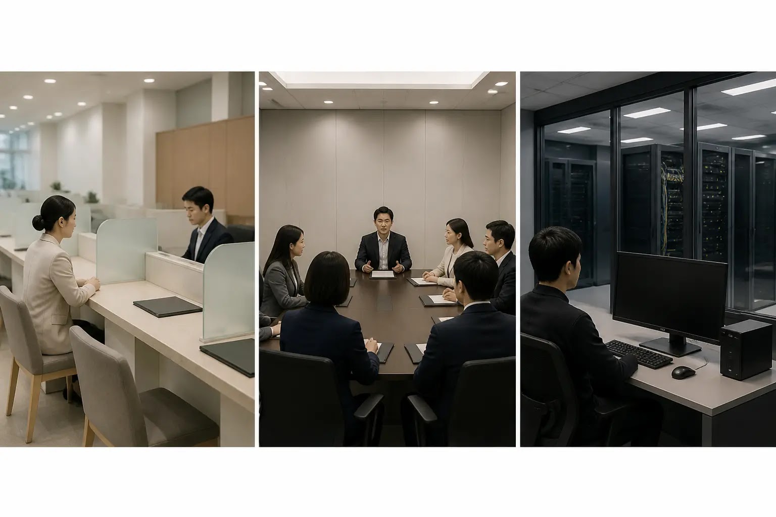 AI-generated Business Daily Brief multi-story editorial montage