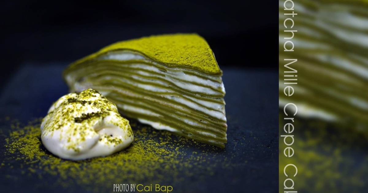 Matcha Mille Crepe Cake/ Bánh Crepe Trà xanh