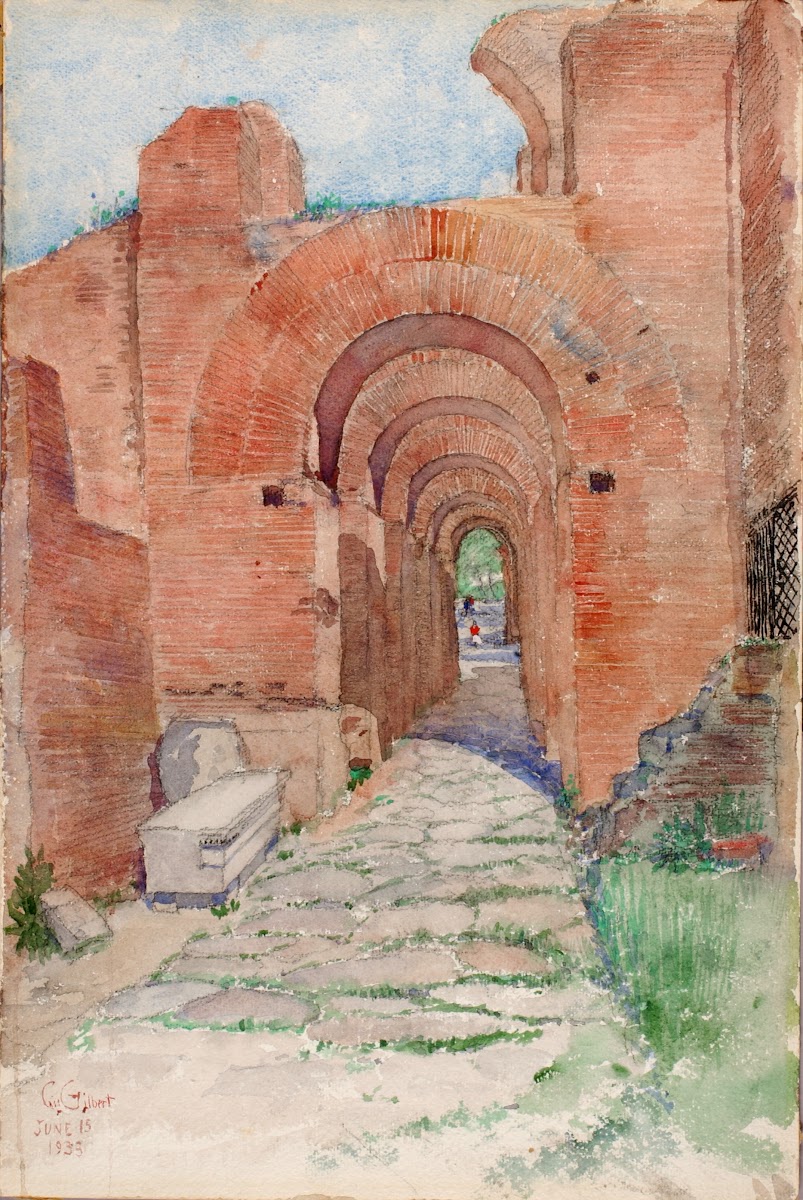 Arches of Palace of Nero 1933