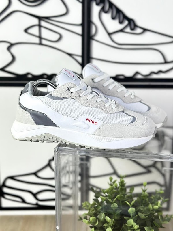 HUGO Sneaker Blanco Gris