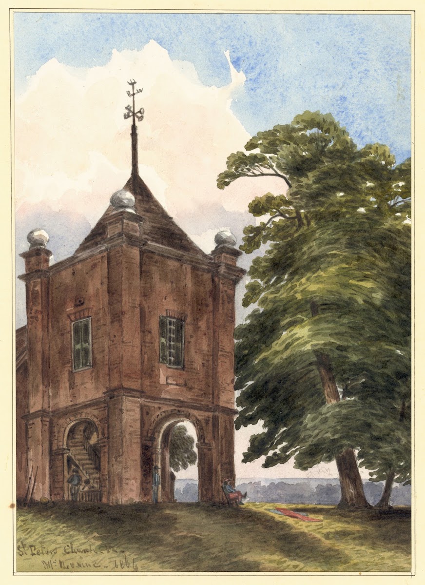 Tower of St Peters Church Va 1864