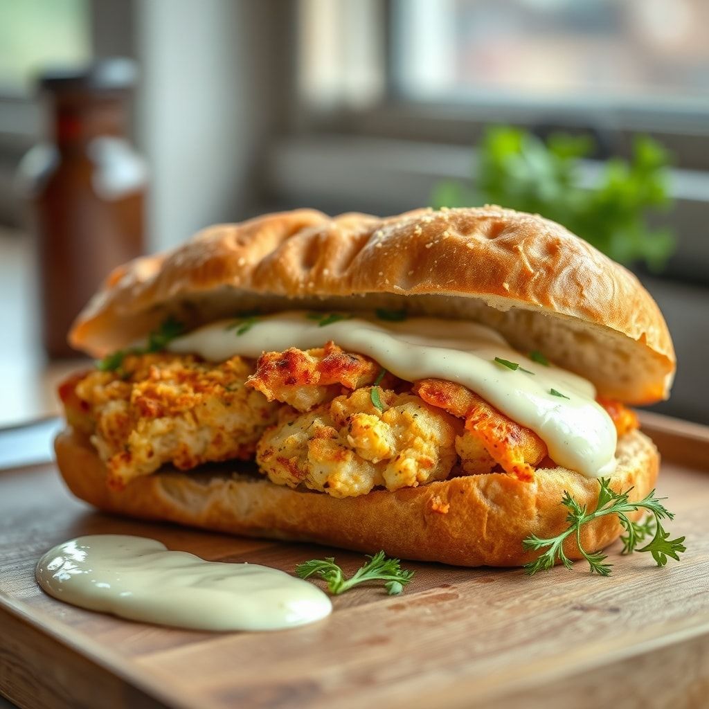 Crispy Dill Chicken Sandwich Recipe with Homemade Aioli (Easy 30-Minute Family Dinner)