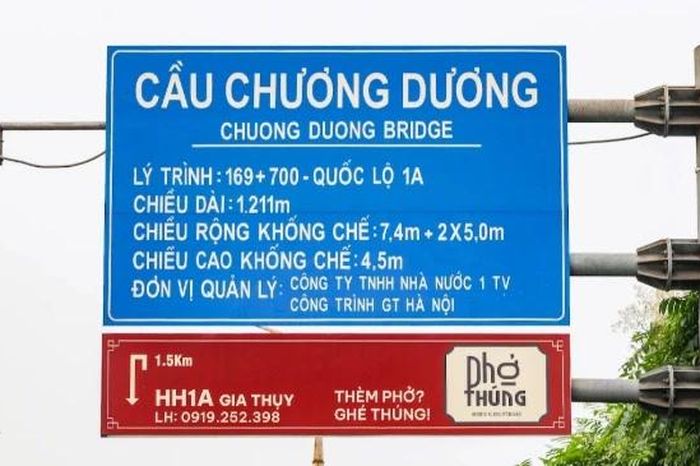 Hà Nội không cấp phép quảng cáo 'mượn hơi' trên biển báo cầu Chương Dương - Báo Tri thức &amp; Cuộc sống
