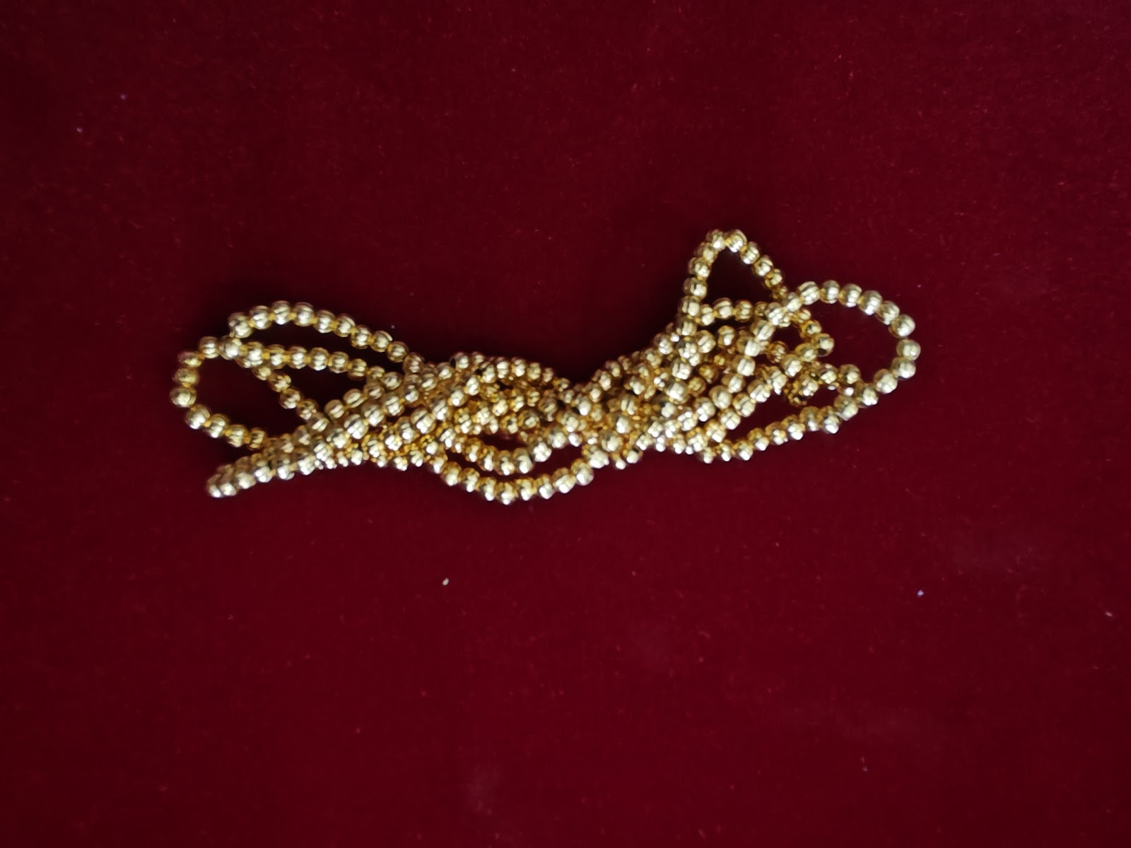 3 mm kharbuja gold plated 1 line