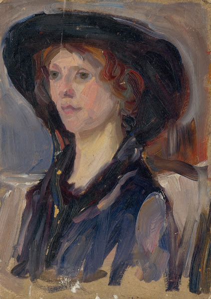Head Study Of A Girl In A Hat 19011925