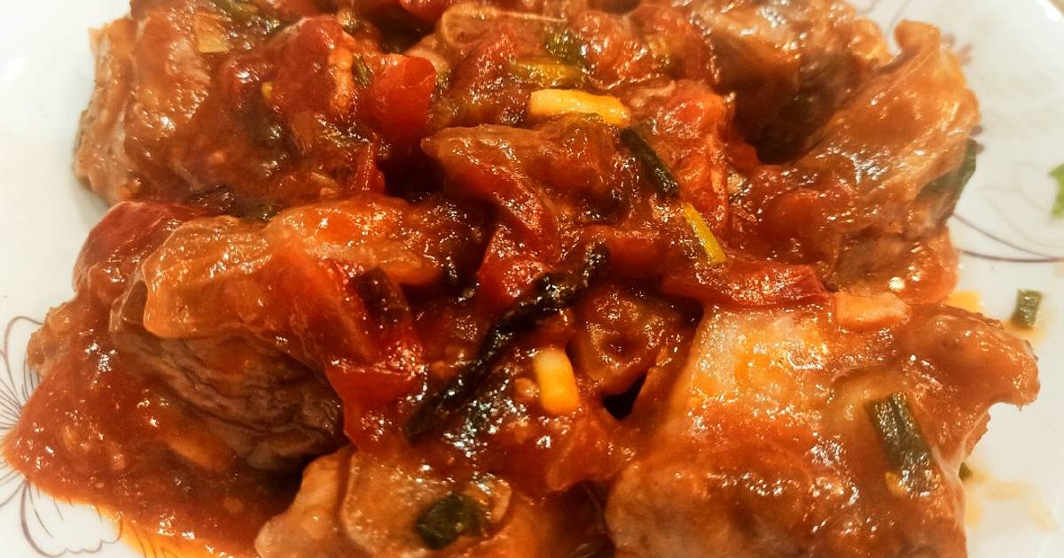 Sườn sốt cà chua