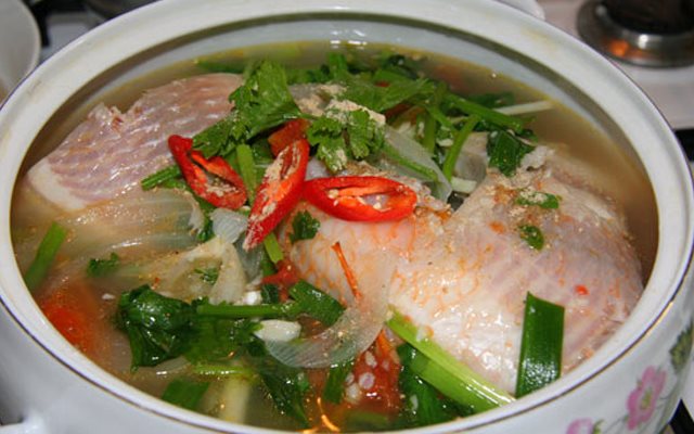 Canh Cá Diêu Hồng Nấu Ngót