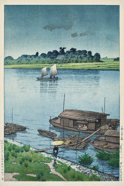 Samidare Arakawa Early summer rain at Arakawa 1940