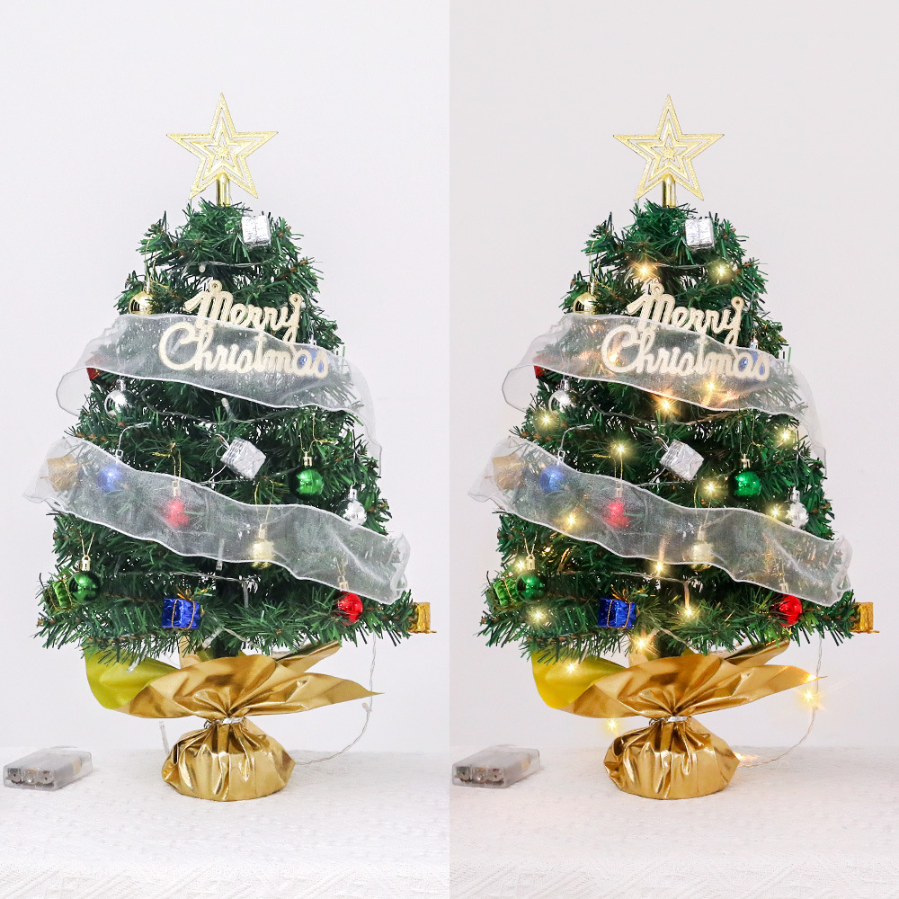 Mini Christmas Tree Set with LED Lighting
