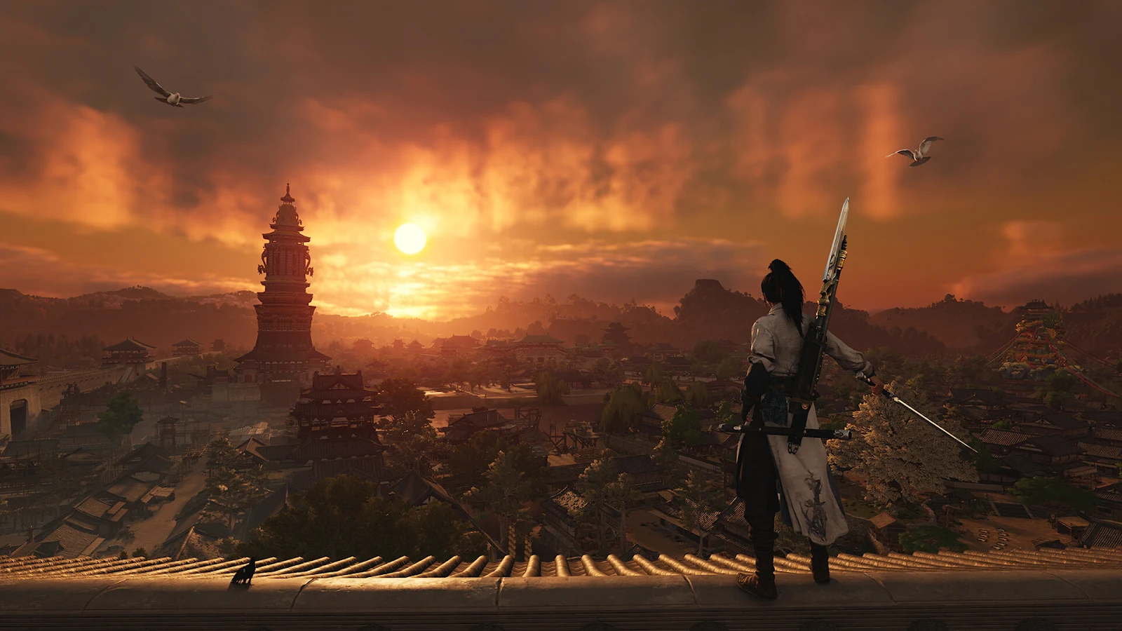 Where Winds Meet mobile game key art announcing December 12 launch and cross-play expansion