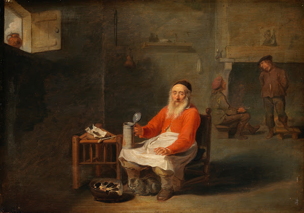 An Elderly Man with a Beer Mug c1614 1677