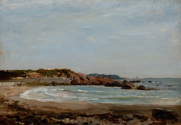 New England Coastline c 1885