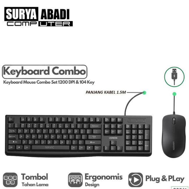 MOUSE KEYBOARD UGREEN