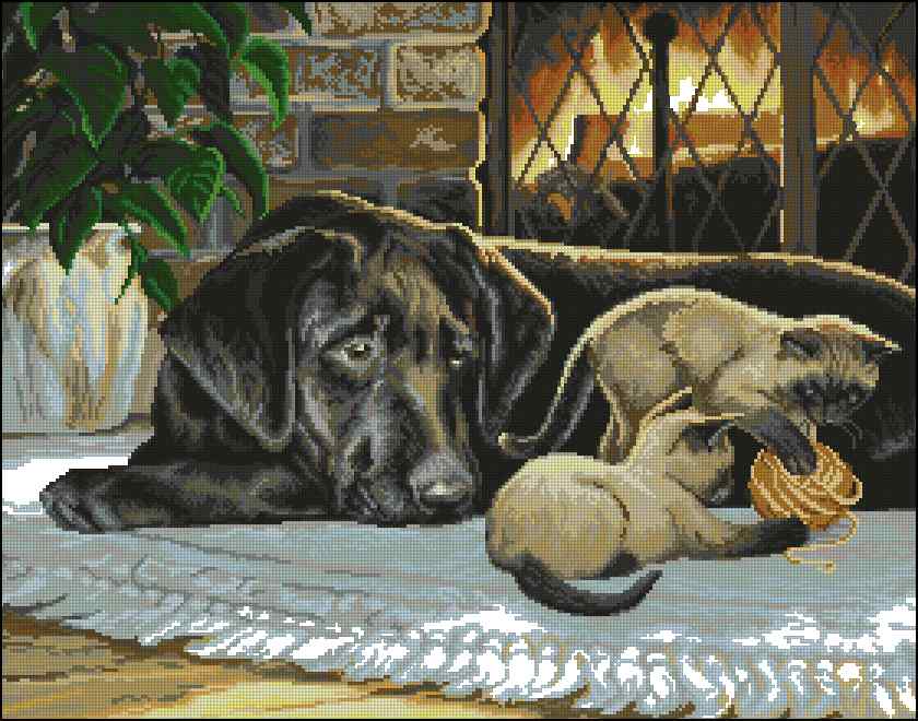 CMP 400567 By The Fireplace