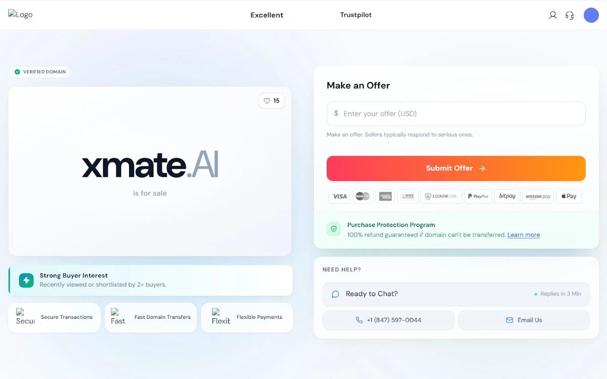 Captura de xmate.ai
