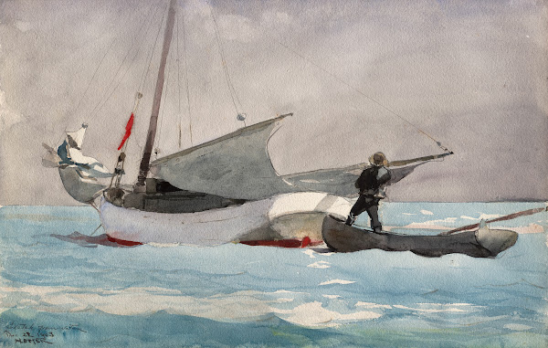 Stowing Sail 1903