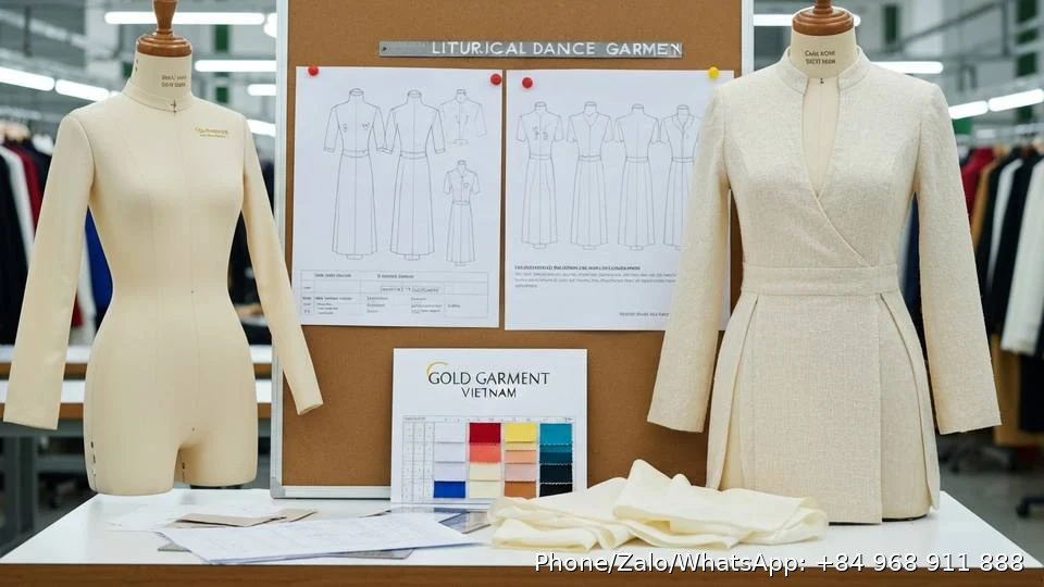 Liturgical Dance Garments - Gold Garment Vietnam