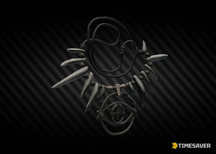 Escape from Tarkov Sacred Amulet item card — a late-game Lightkeeper reward that boosts total Cultist Circle sacrifice value by 15 percent