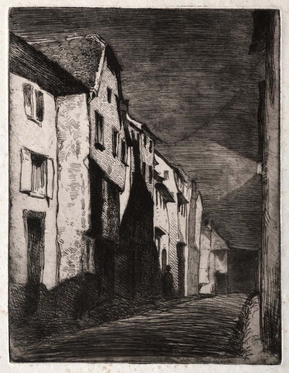 Street in Saverne 1858