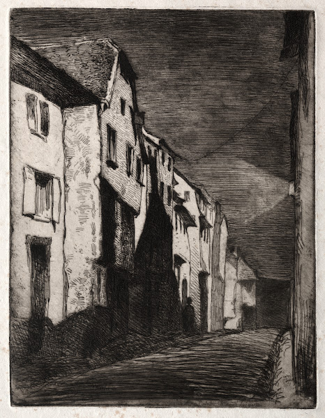 Street in Saverne 1858