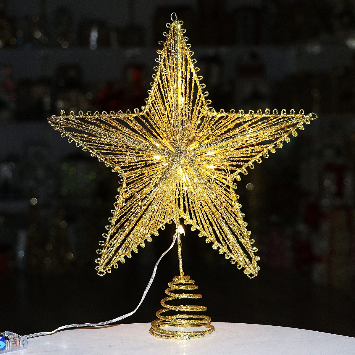 Iron Christmas Tree Star Topper