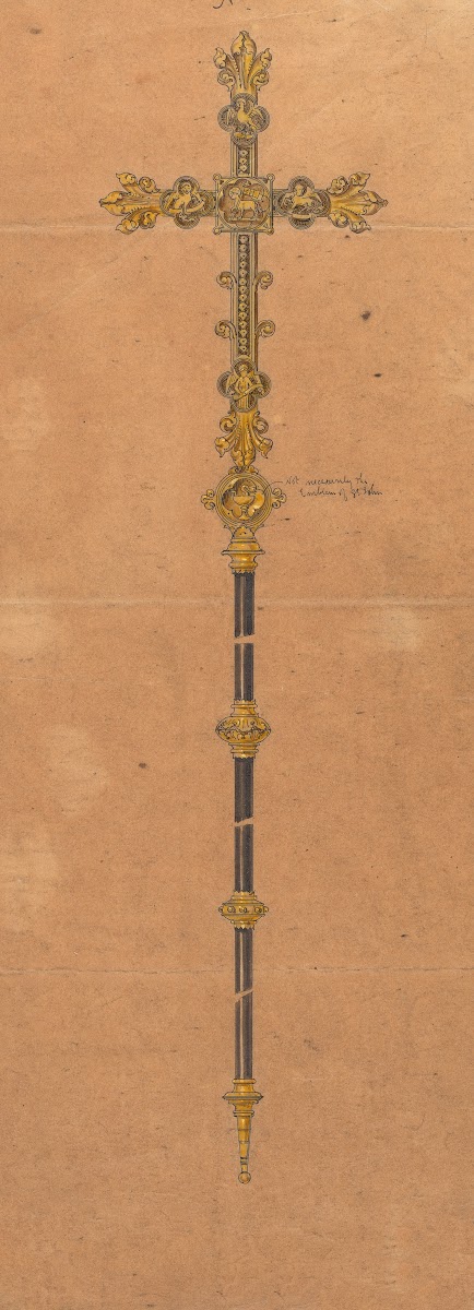 Design executed for Jones and Willis metal and wood workers and church furniture