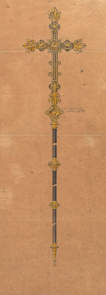 Design executed for Jones and Willis metal and wood workers and church furniture