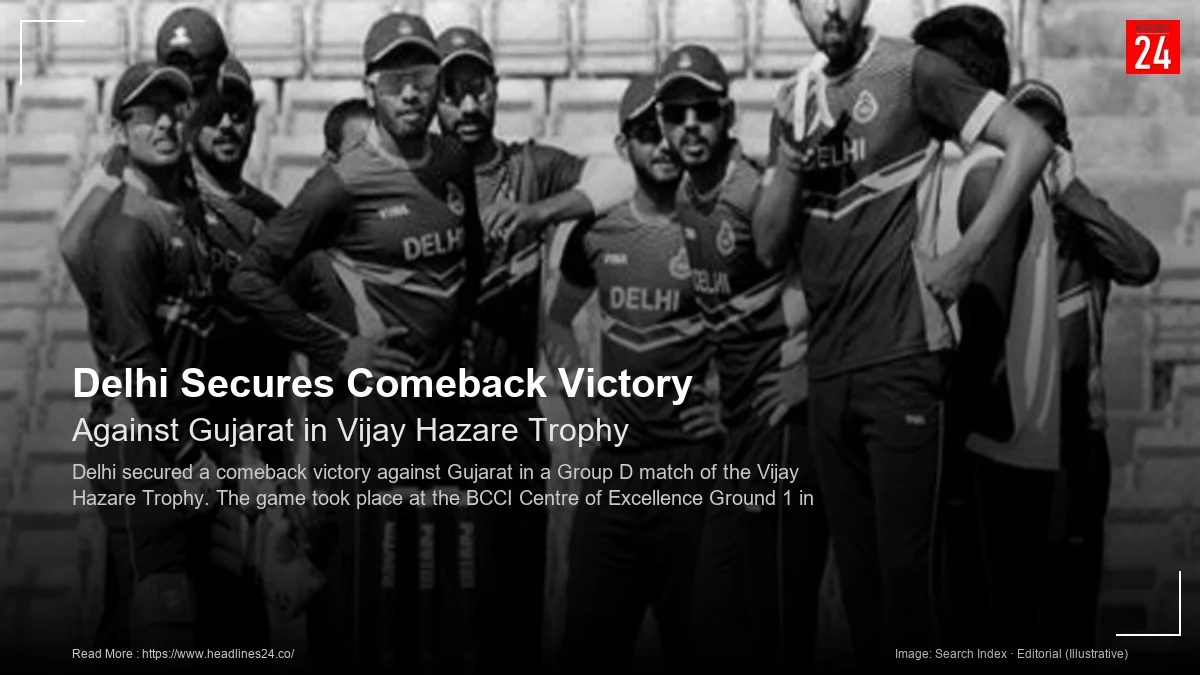 Delhi Vs Gujarat Cricket