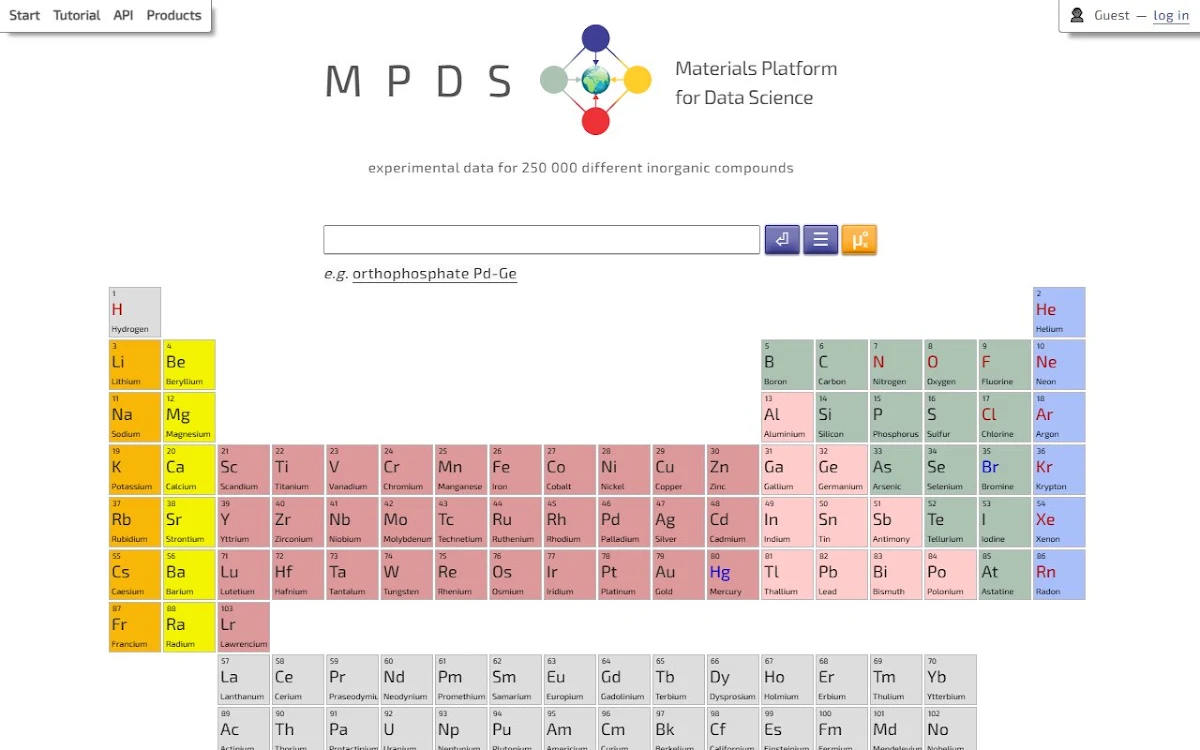 Captura de Materials Platform for Data Science