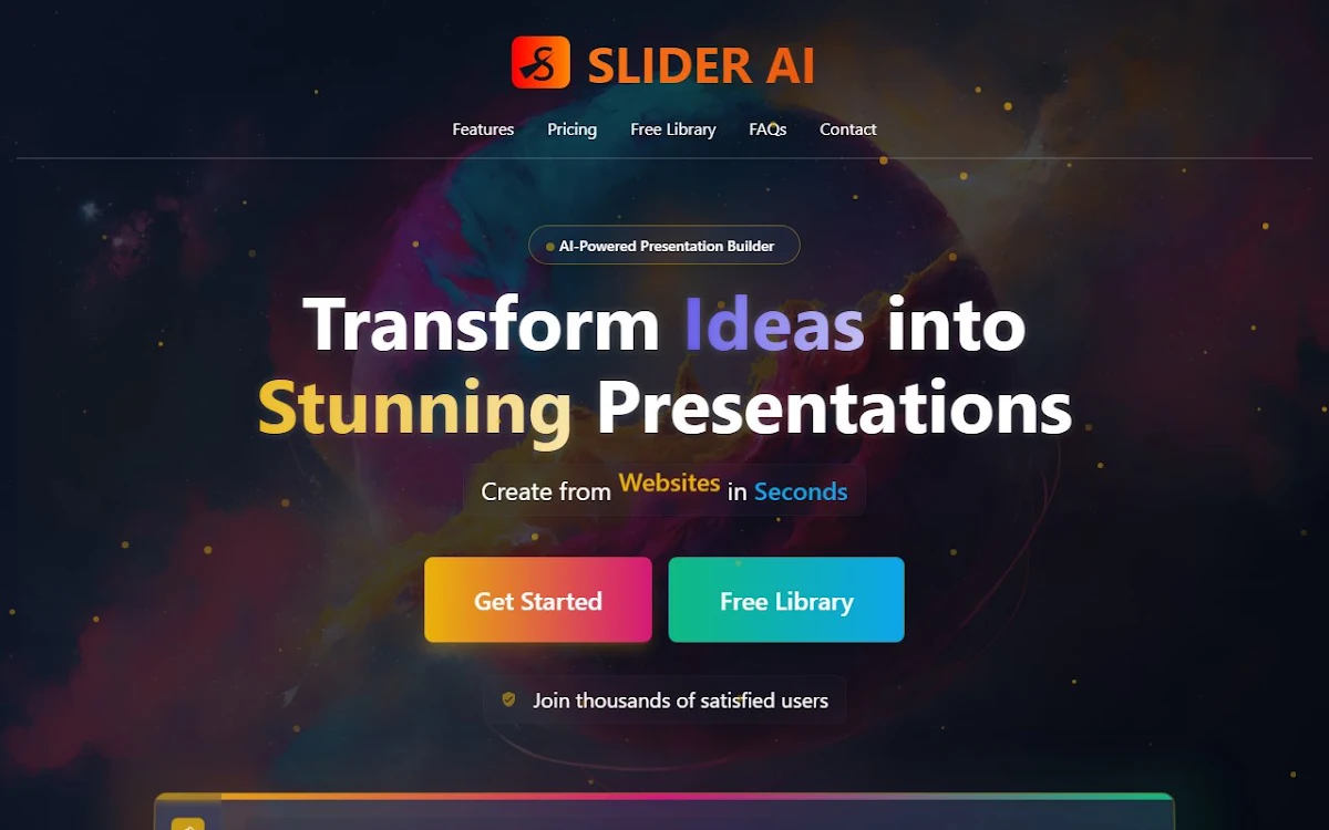Captura de Slider AI