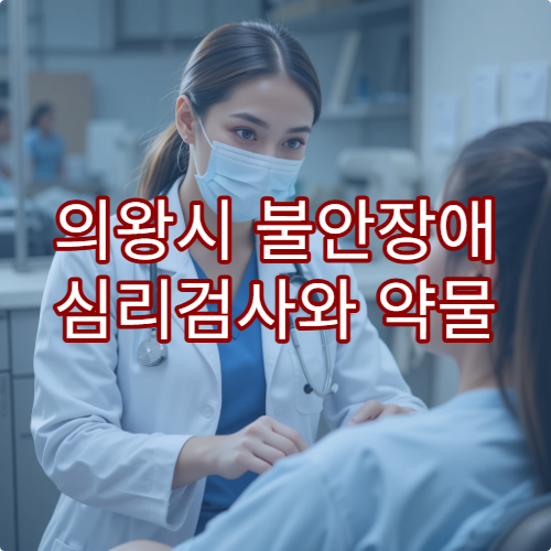 의왕시 불안장애 심리검사와 약물 치료 병행 가능한 병원