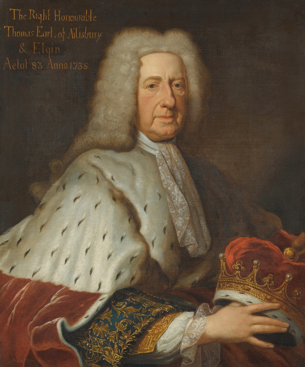 Portrait of Thomas Bruce 2nd Earl of Ailesbury 1739