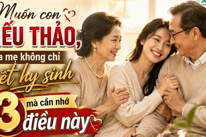 Nhiều cha mẹ hy sinh cả đời nhưng con vẫn lạnh nhạt: Hóa ra thiếu mất điều quan trọng này - Chuyên trang Gia Đình &amp; Xã Hội - Báo Sức khỏe &amp; Đời sống