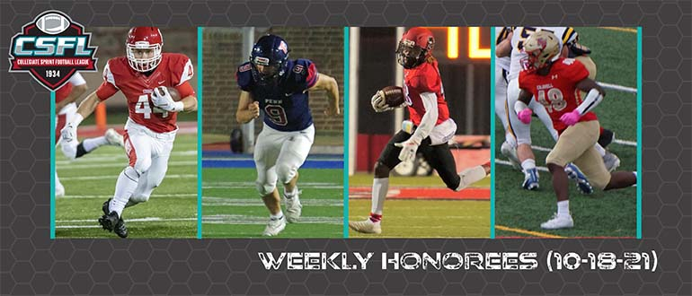 CSFL Week #5 Honorees