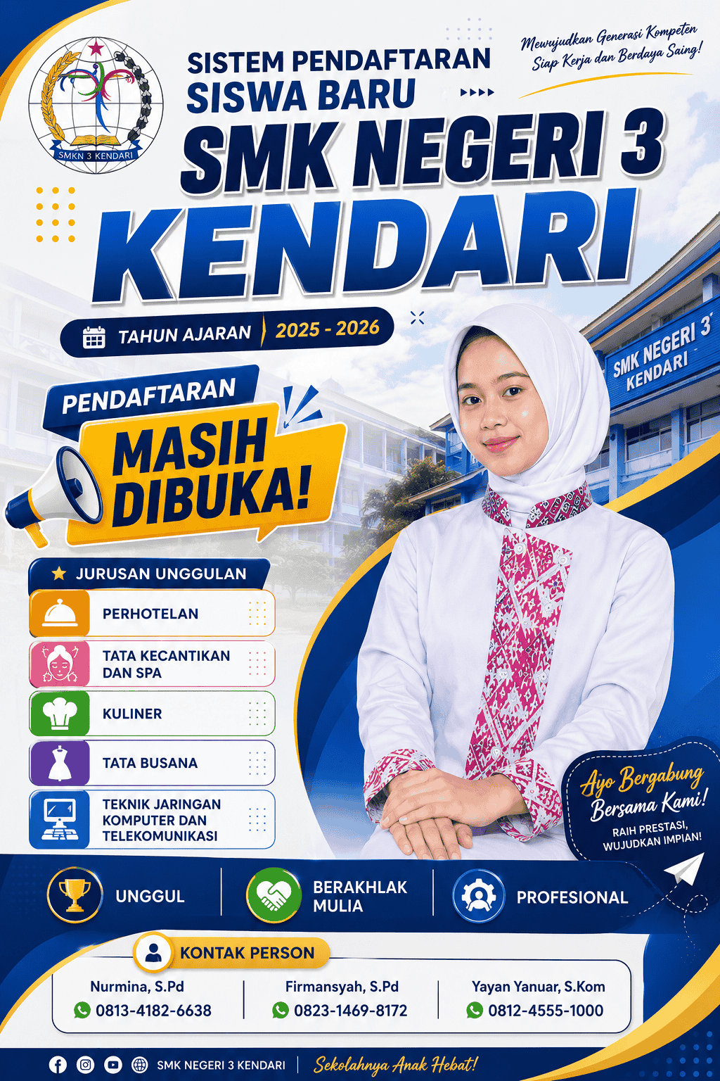 Brosur PPDB SMKN 3 Kendari