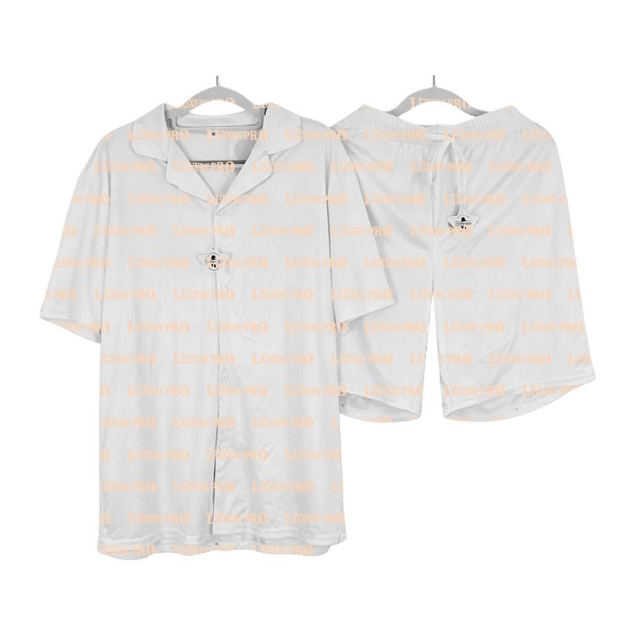 AOP TRB Women’s satin short sleeve & shorts pajama set