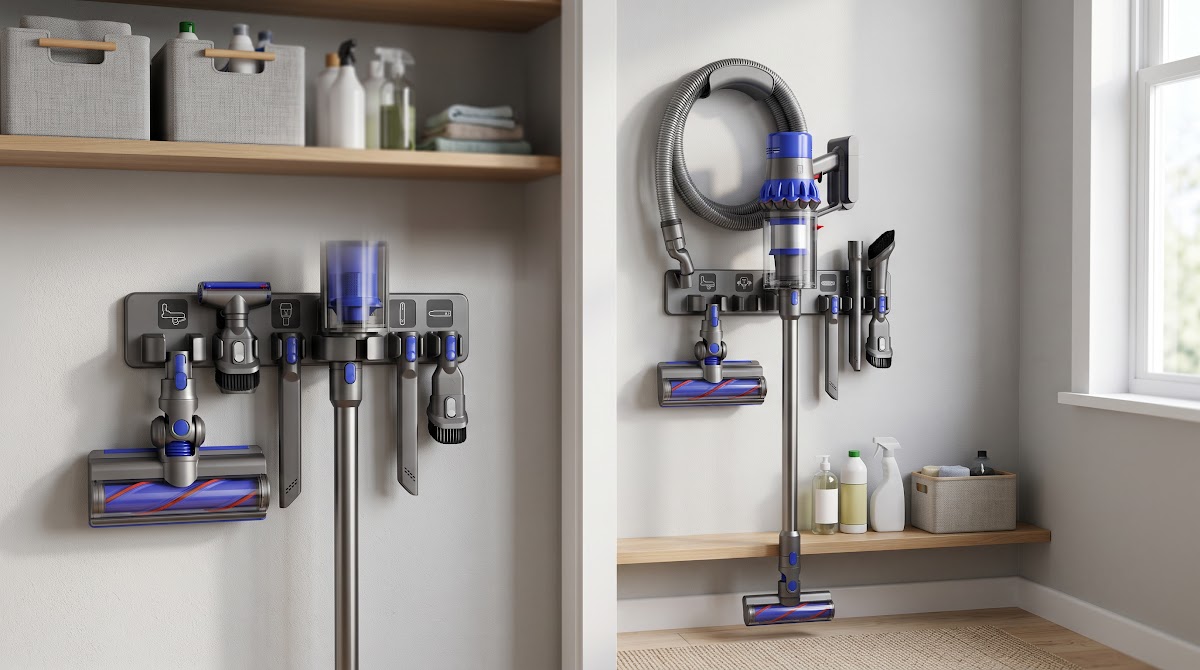 Best Vacuum Cleaner Storage Racks for Cleaning Closets (2026) - BEST COMPACT — IN CONTEXT