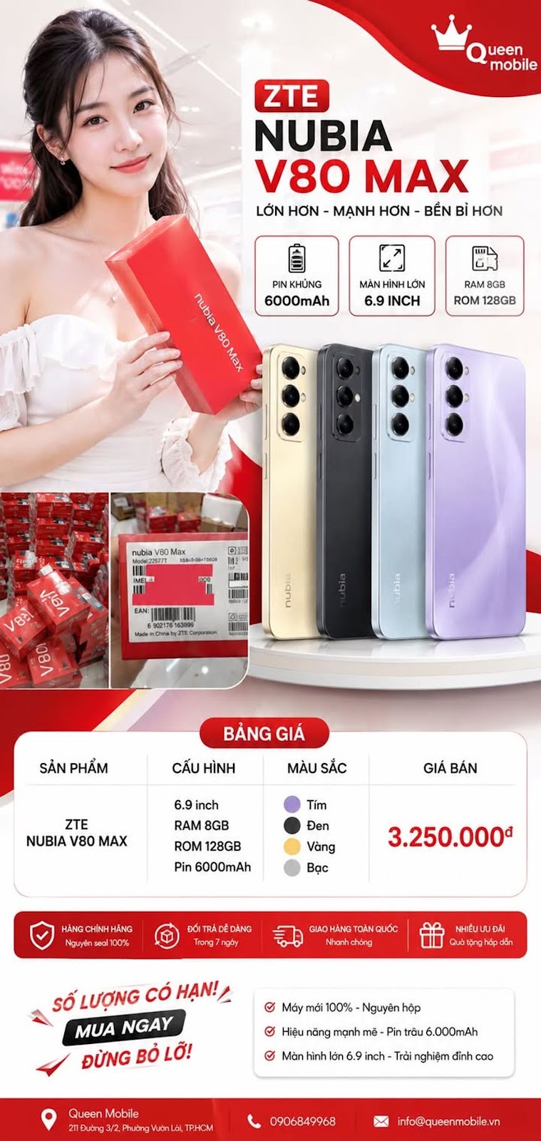Bảng giá Queen Mobile 🌿