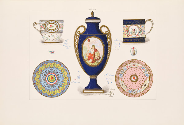 The soft porcelain of Sevres Pl02 1892