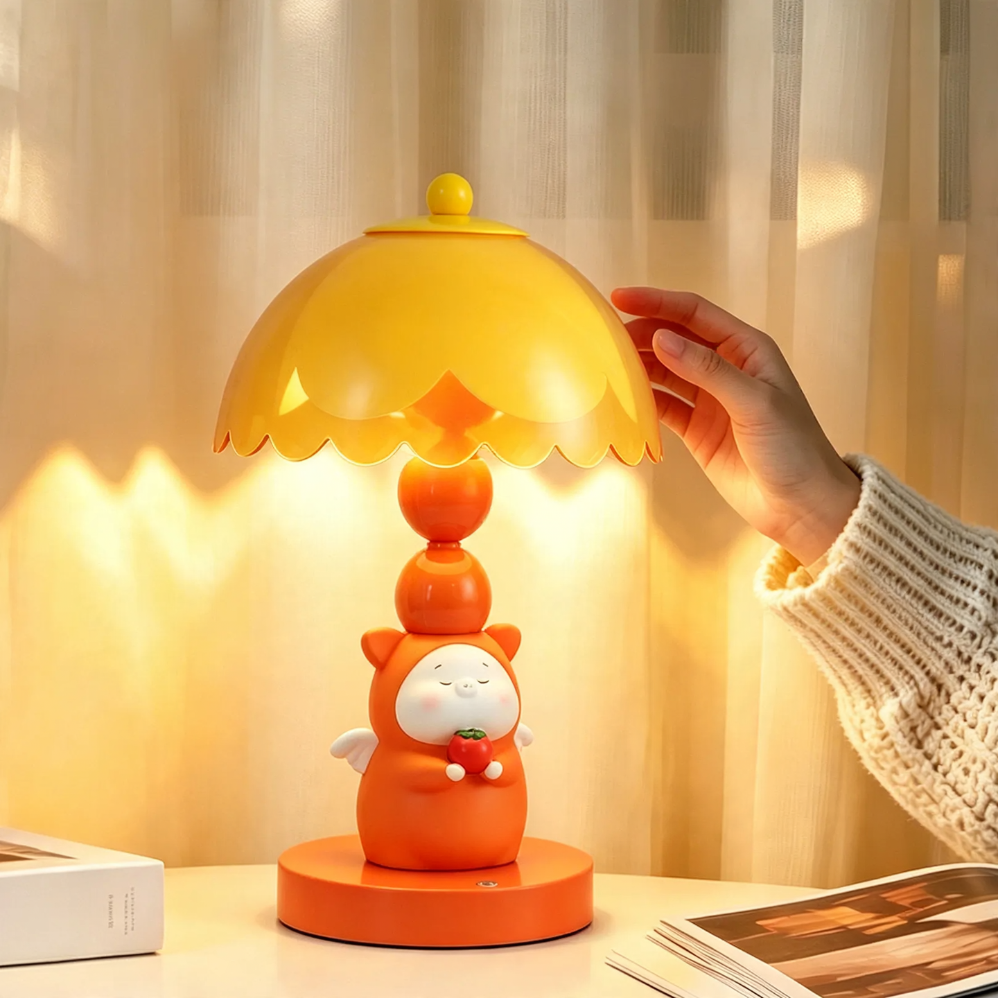 Angel Pig Table Lamp