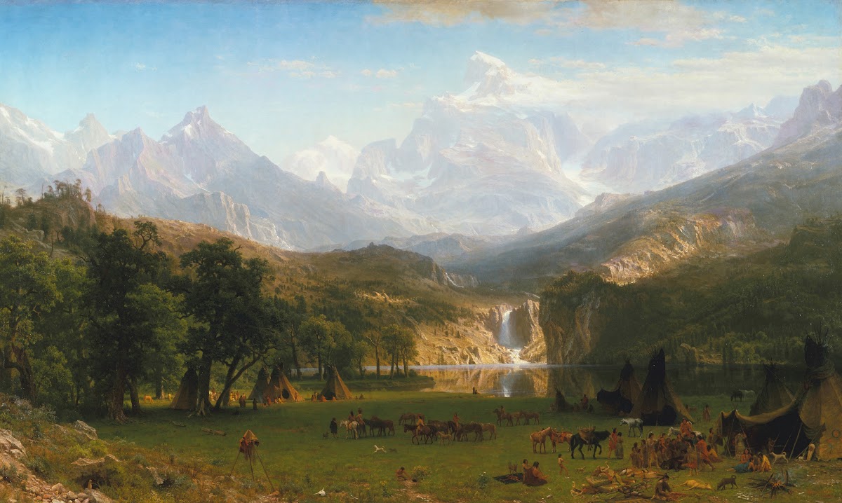 The Rocky Mountains Landers Peak 1863