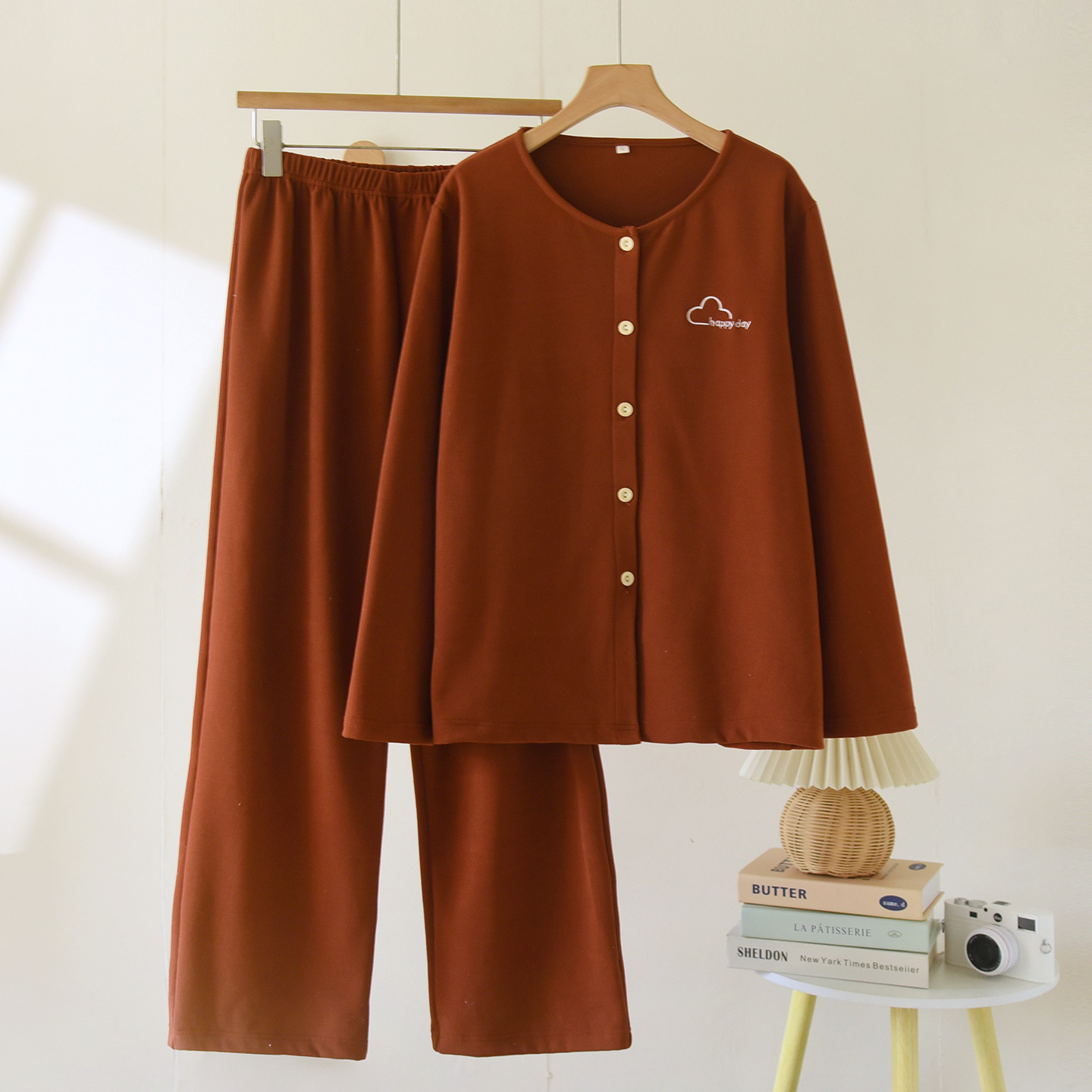Women's Loungewear Set, Flannel, Lined, Loose