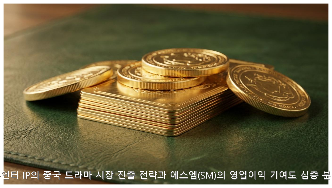 K-엔터 IP의 중국 드라마 시장 진출 전략과 에스엠(SM)의 영업이익 기여도 심층 분석 핵심 안내 및 분석 인포그래픽 (3)