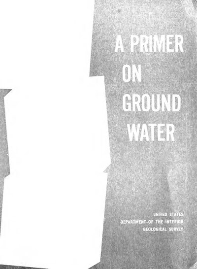 a primer on ground water 1963