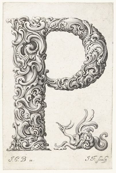 Letter P 1645 1650