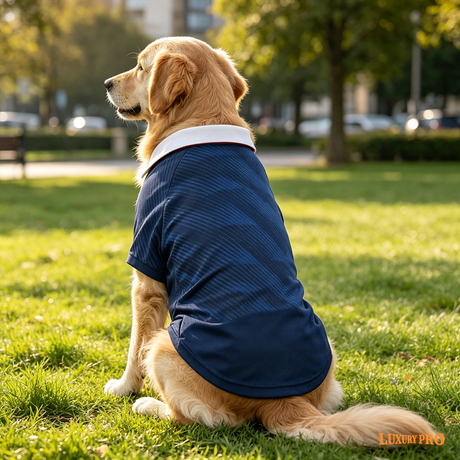 AOP Pet Soccer Polo Shirt