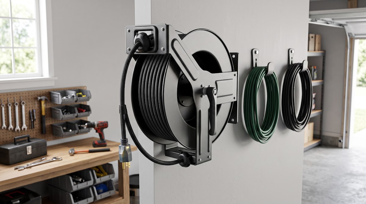 Best Extension Cord Reels for Garages (2026) - BEST OVERALL — IN CONTEXT